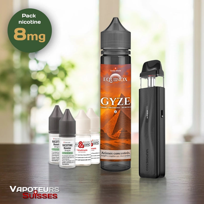 Laden Sie das Bild in Galerie -Viewer, Pack débutant 3 - 8mg - Embout Plat - Fruitée