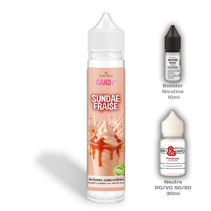Load image into Gallery viewer, E-liquid | Candy "Strawberry Sundae"