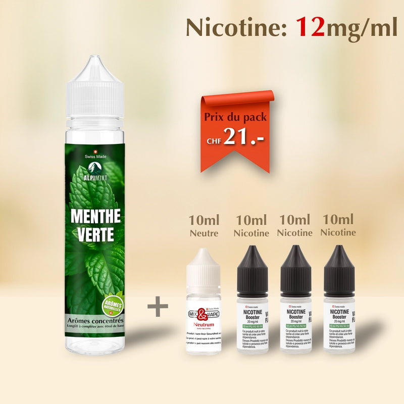 Chargez l'image dans la visionneuse de la galerie, E-liquide | Alpimint "Menthe Verte" - Longfill 10ml