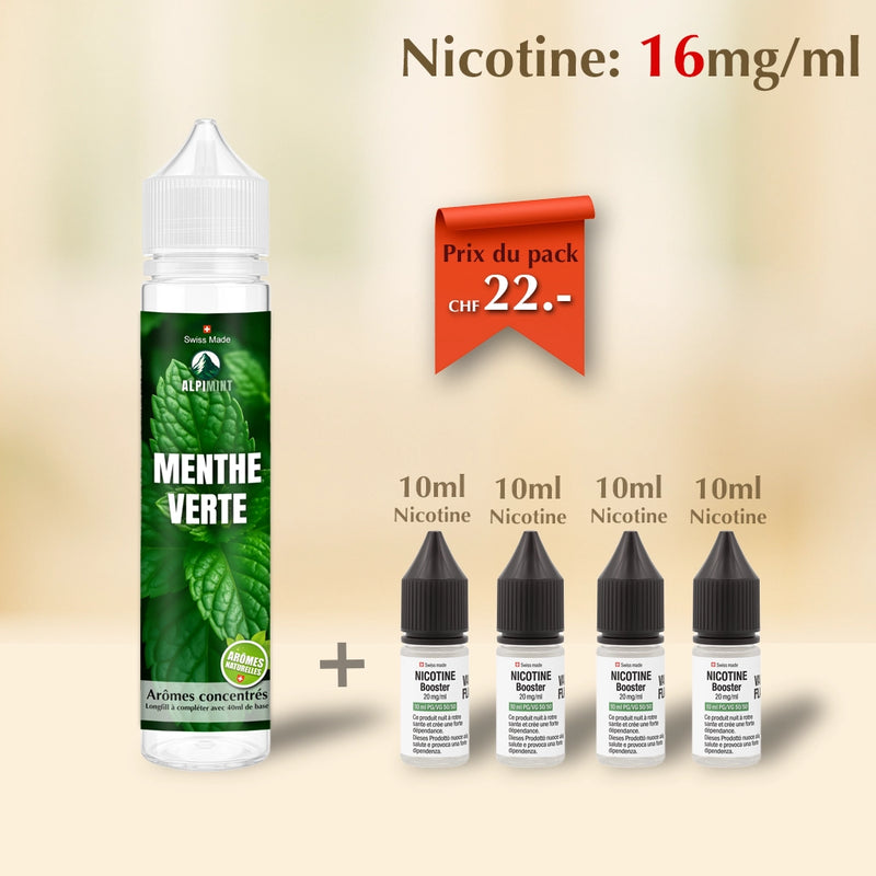 Chargez l'image dans la visionneuse de la galerie, E-liquide | Alpimint "Menthe Verte" - Longfill 10ml