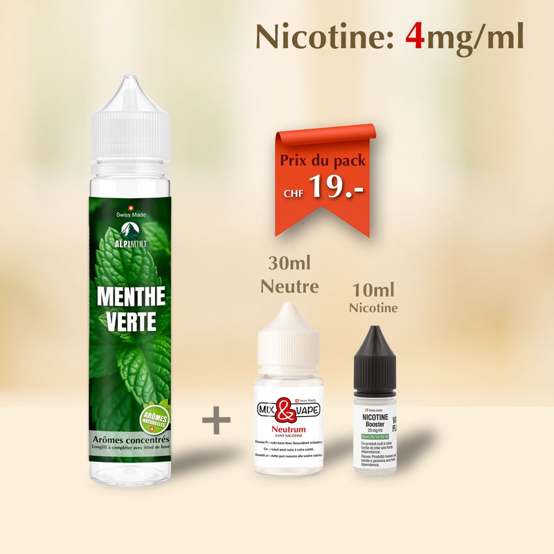 Chargez l'image dans la visionneuse de la galerie, E-liquide | Alpimint "Menthe Verte" - Longfill 10ml