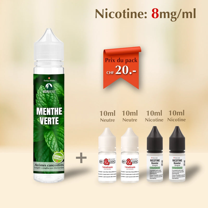Chargez l'image dans la visionneuse de la galerie, E-liquide | Alpimint "Menthe Verte" - Longfill 10ml