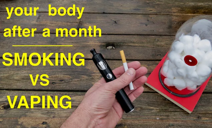 A video is worth a thousand words: Vape vs traditional Cigarette!