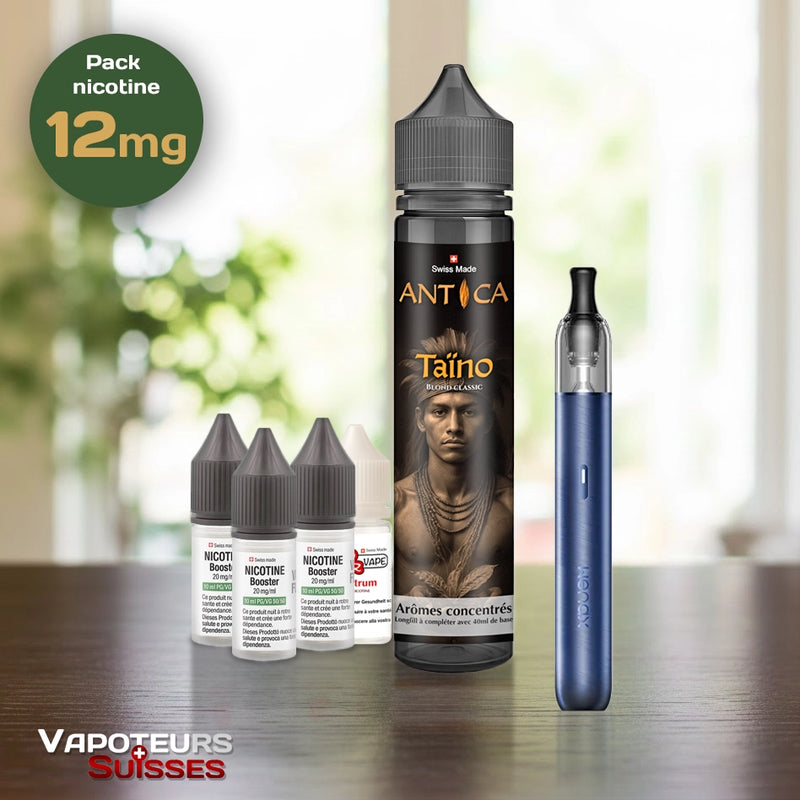 Laden Sie das Bild in Galerie -Viewer, Pack débutant 22 - 12mg - Embout Rond - Tabac
