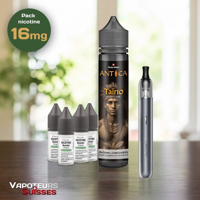 Laden Sie das Bild in Galerie -Viewer, Pack débutant 10 - 16mg - Embout Rond - Tabac
