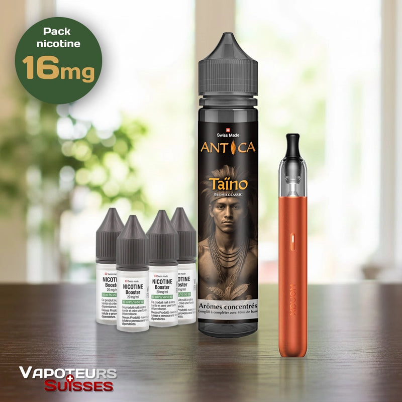 Laden Sie das Bild in Galerie -Viewer, Pack débutant 10 - 16mg - Embout Rond - Tabac
