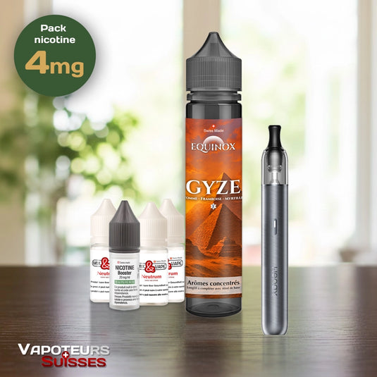 Pack débutant 13 - 4mg - Embout Rond - Fruitée