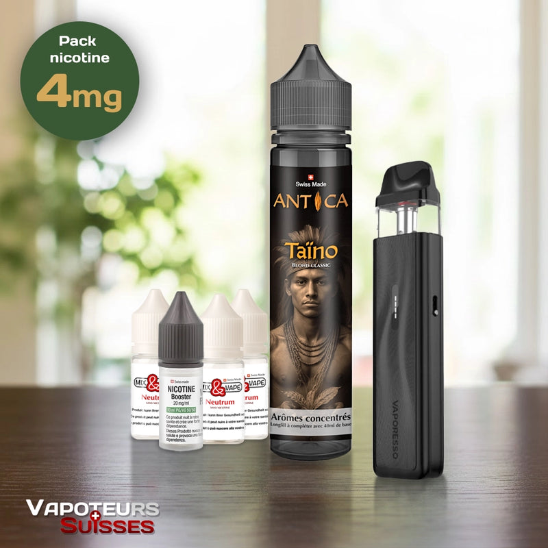 Laden Sie das Bild in Galerie -Viewer, Pack débutant 16 - 4mg - Embout Plat - Tabac
