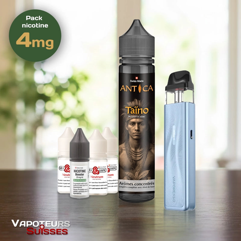 Laden Sie das Bild in Galerie -Viewer, Pack débutant 16 - 4mg - Embout Plat - Tabac
