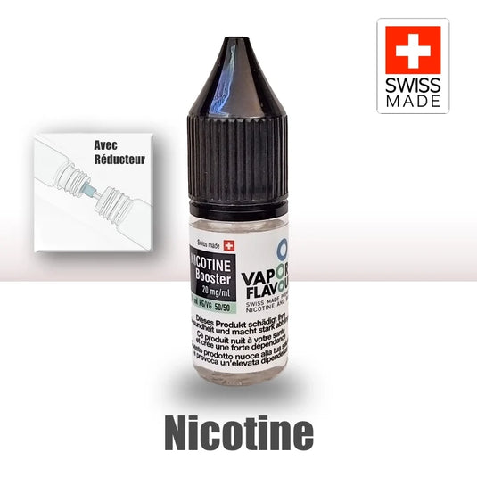 Booster nicotine Vapor Flavour - Vapoteurs Suisses