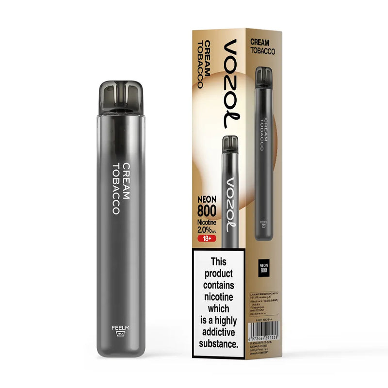 Chargez l&#39;image dans la visionneuse de la galerie, E-cig jetable | Neon 800 &quot;Cream Tobacco&quot;
