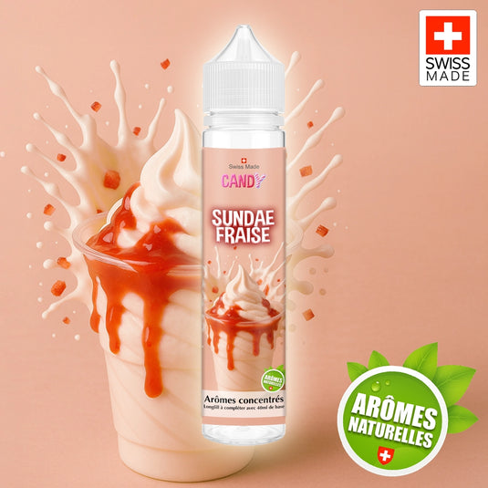 E-liquide A-Zi Liquidus Sundae Fraise – Longfill