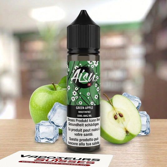 E-liquide Aisu Green Apple 50 ml - Vapoteurs Suisses