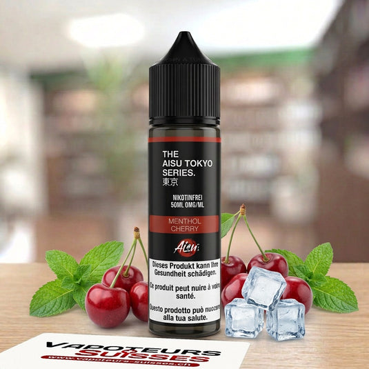 E-liquide Aisu Tokyo Series Menthol Cherry 50 ml - Vapoteurs Suisses