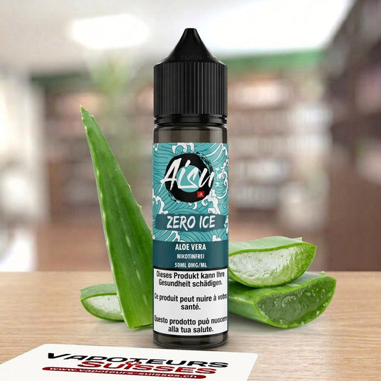E-liquide Aisu Zero Ice Aloe Vera 50 ml - Vapoteurs Suisses