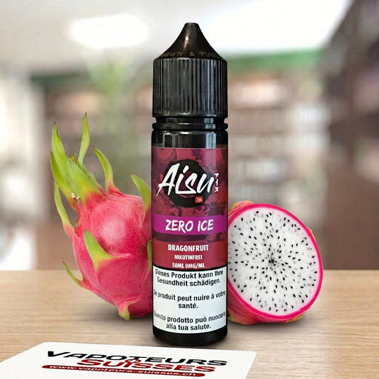 E-liquide Aisu Zero Ice Dragon Fruit 50 ml - Vapoteurs Suisses