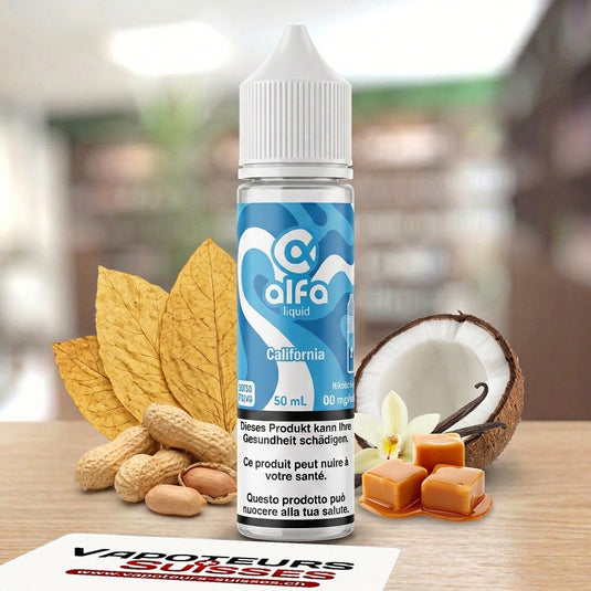 E-liquide Alfa California 50ml – Vapoteurs Suisses
