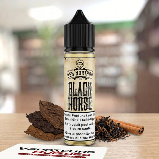 E-liquide Ben Northon Black Horse 50ml – Vapoteurs Suisses