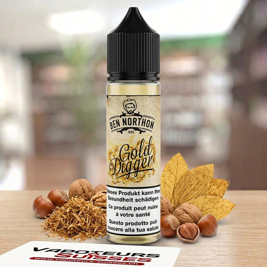 E-liquide Ben Northon Gold Digger 50ml – Vapoteurs Suisses