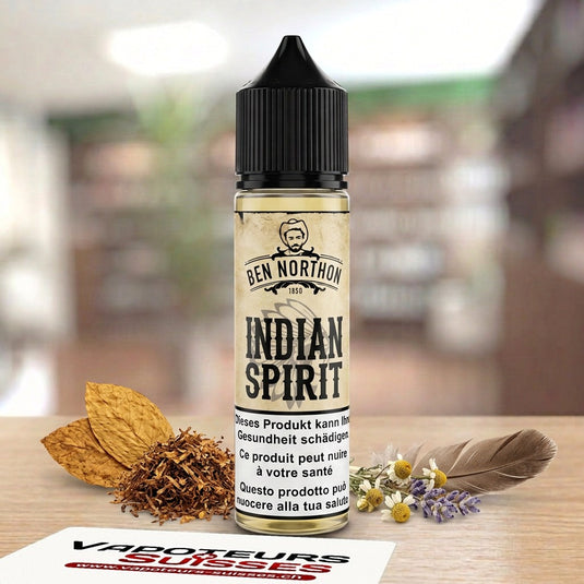 E-liquide Ben Northon Indian Spirit 50ml – Vapoteurs Suisses