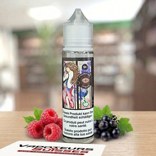 E-liquide Curieux Végétol Framboise Cassis 50 ml - Vapoteurs Suisses