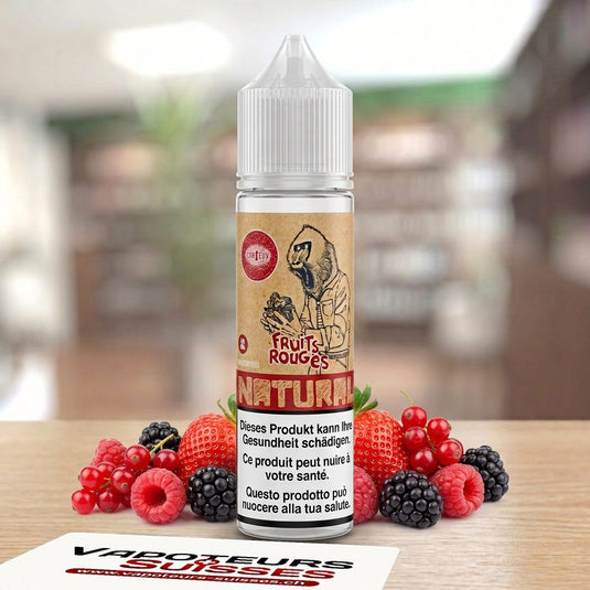 E-liquide Curieux Végétol Fruits Rouges 50 ml - Vapoteurs Suisses