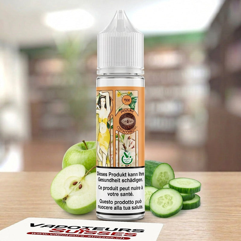 Load image into Gallery viewer, E-liquide Curieux Végétol Pomme Concombre 50 ml - Vapoteurs Suisses
