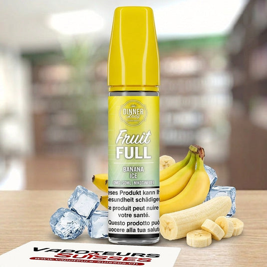 E-liquide Dinner Lady Fruit Full Banana Ice 50 ml - Vapoteurs Suisses