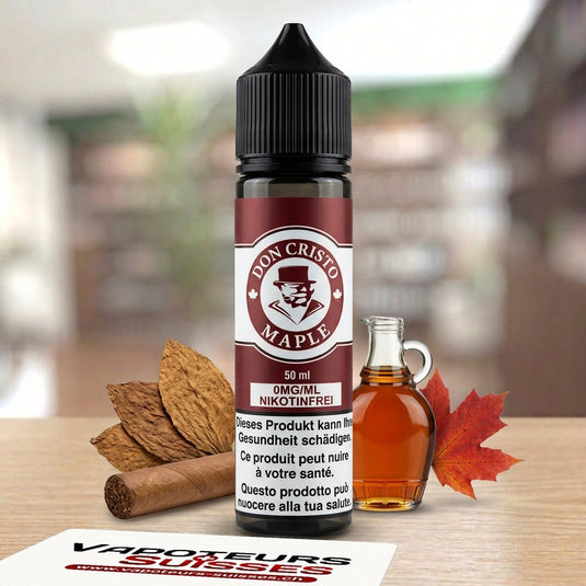 E-liquide Don Cristo Maple 50ml – Vapoteurs Suisses