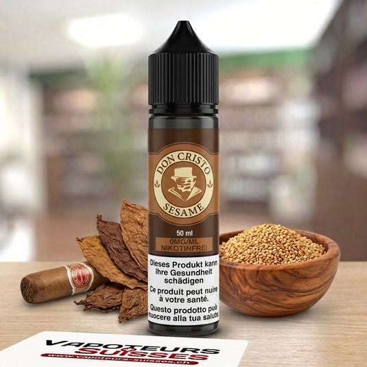 E-liquide Don Cristo Sésame 50ml – Vapoteurs Suisses