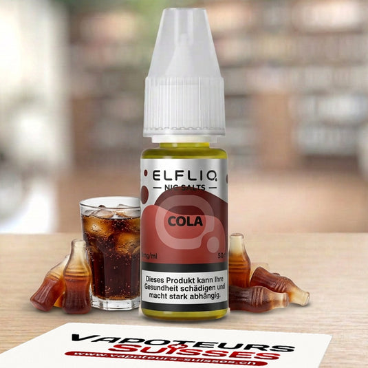 E-liquide ElfLiq Cola 10 ml - Vapoteurs Suisses