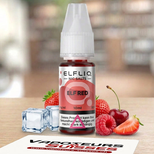 E-liquide ElfLiq Elf Red 10 ml - Vapoteurs Suisses