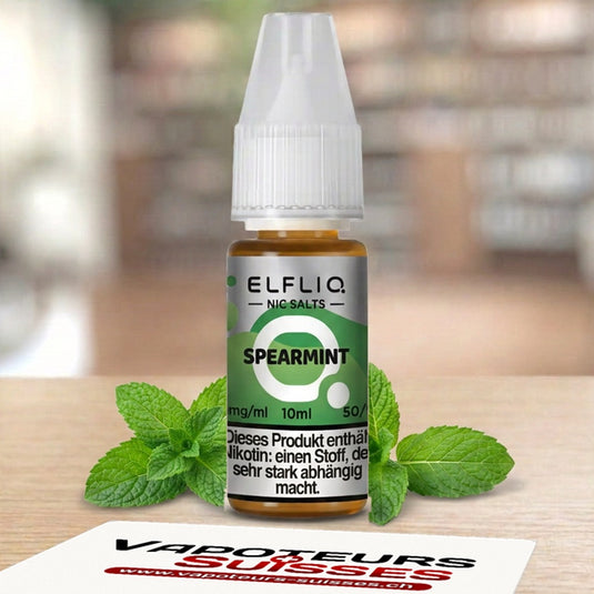 E-liquide ElfLiq Spearmint 10 ml - Vapoteurs Suisses