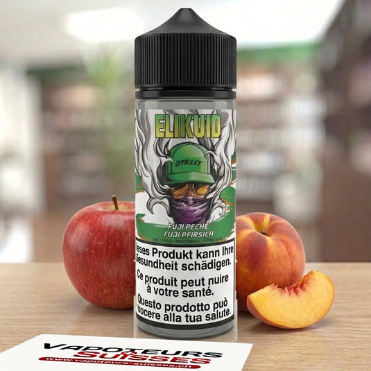 E-liquide Elikuid Fuji Pêche 100 ml - Vapoteurs Suisses