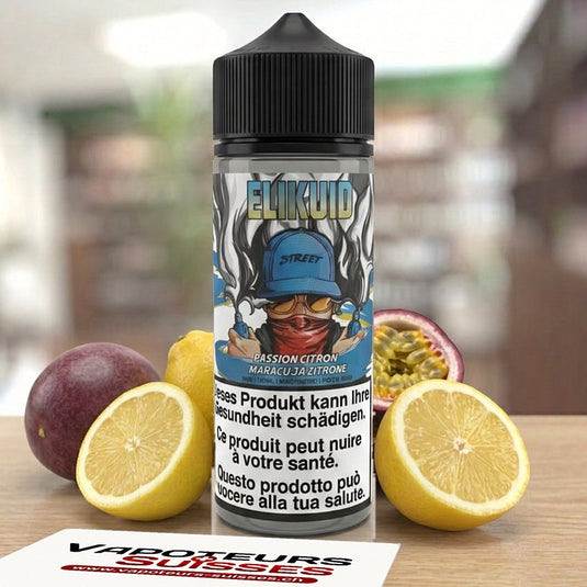 E-liquide Elikuid Passion Citron 100 ml - Vapoteurs Suisses