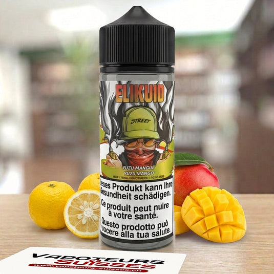 E-liquide Elikuid Yuzu Mangue 100 ml - Vapoteurs Suisses