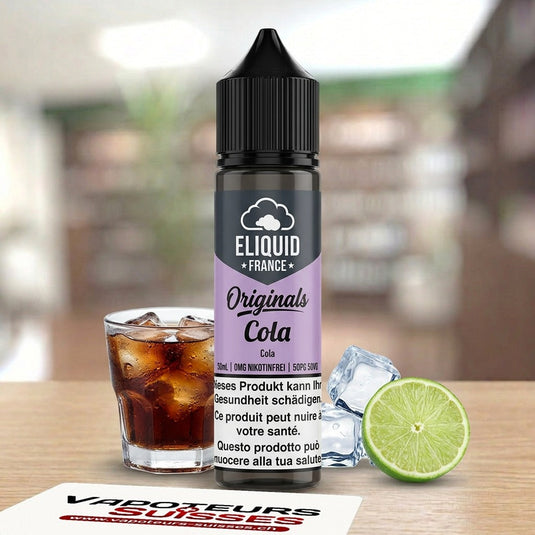 E-liquide Eliquid France Originals Cola 50ml – Vapoteurs Suisses