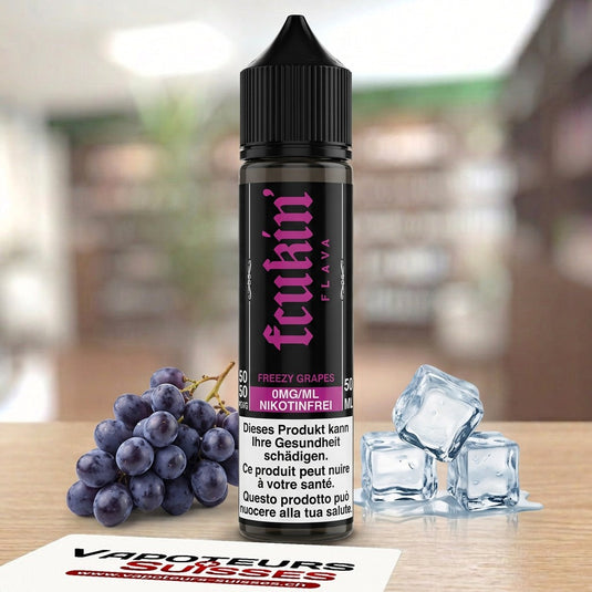 E-liquide Fcukin' Flava Freezy Grapes 50ml – Vapoteurs Suisses