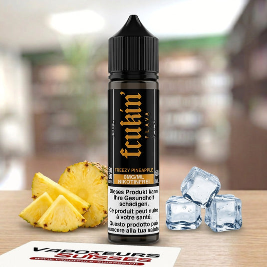 E-liquide Fcukin' Flava Freezy Pineapple 50ml – Vapoteurs Suisses