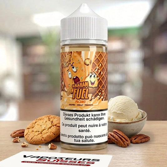 E-liquide Graham Fuel Pecano 100 ml - Vapoteurs Suisses