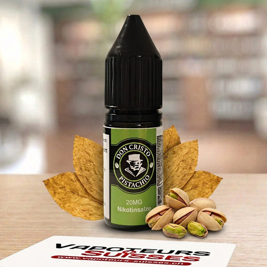 E-liquide Nic Salt Don Cristo Pistachio 10 ml - Vapoteurs Suisses