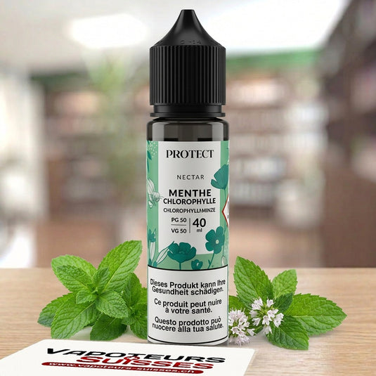 E-liquide Protect Nectar Menthe Chlorophylle 40ml – Vapoteurs Suisses