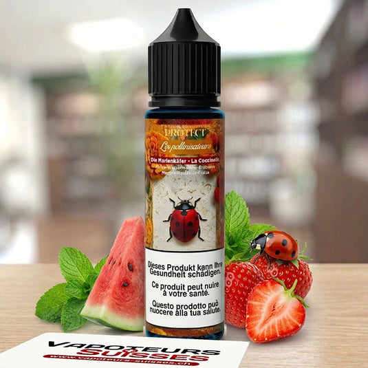 E-liquide Protect Les Pollinisateurs La Coccinelle 50 ml - Vapoteurs Suisses