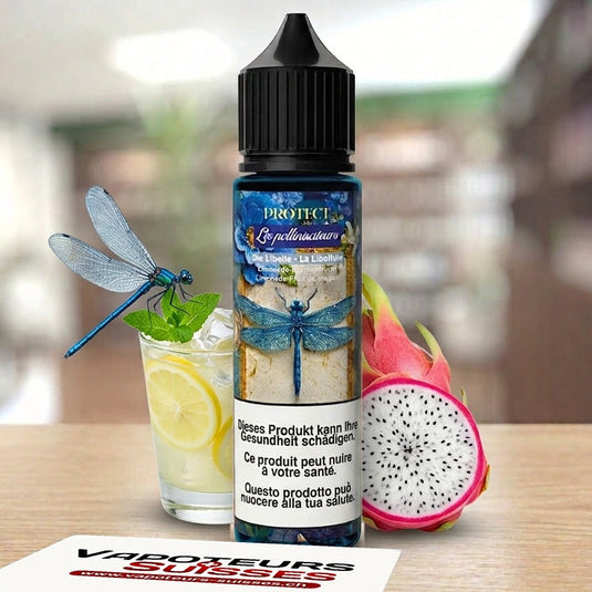 E-liquide Protect Les Pollinisateurs La Libellule 50 ml - Vapoteurs Suisses