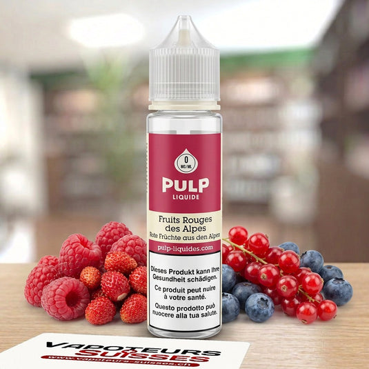 E-liquide Pulp Fruits Rouges des Alpes 50ml – Vapoteurs Suisses