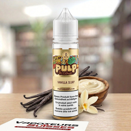 E-liquide Pulp Kitchen Vanilla Slurp 50ml – Vapoteurs Suisses