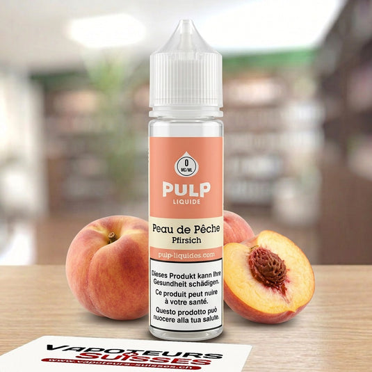 E-liquide Pulp Peau de Pêche 50ml – Vapoteurs Suisses