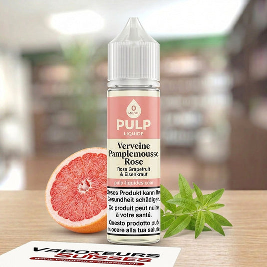 E-liquide Pulp Verveine Pamplemousse Rose 50ml – Vapoteurs Suisses