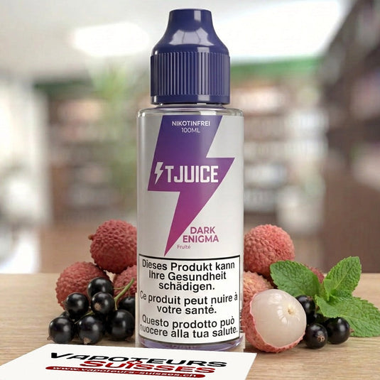 E-liquide T-Juice Dark Enigma 100 ml - Vapoteurs Suisses