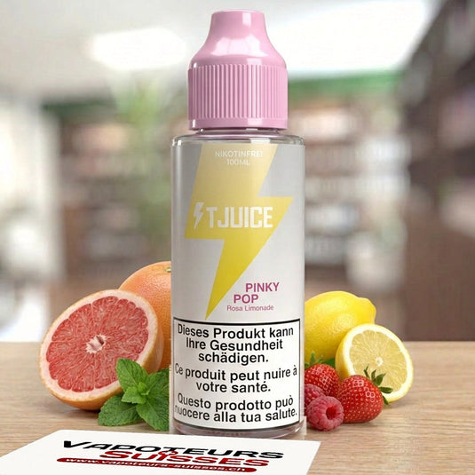 E-liquide T-Juice Pinky Pop 100 ml - Vapoteurs Suisses